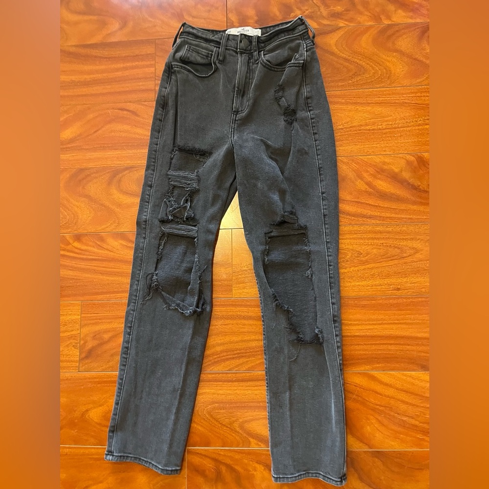 Black mom jeans from Hollister